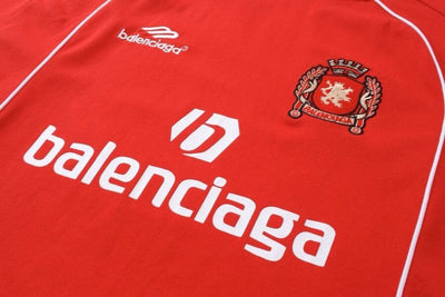 Camiseta Balenciaga Milano #10 Soccer Jersey Oversized Red