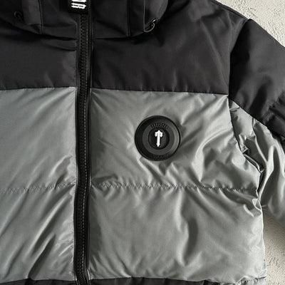 Jaqueta Trapstar Decoded Puffer Black/Grey