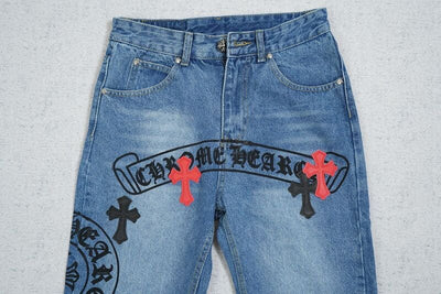 Calça Jeans Chrome Hearts