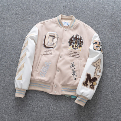 Jaqueta Varsity Off-White x AC Milan