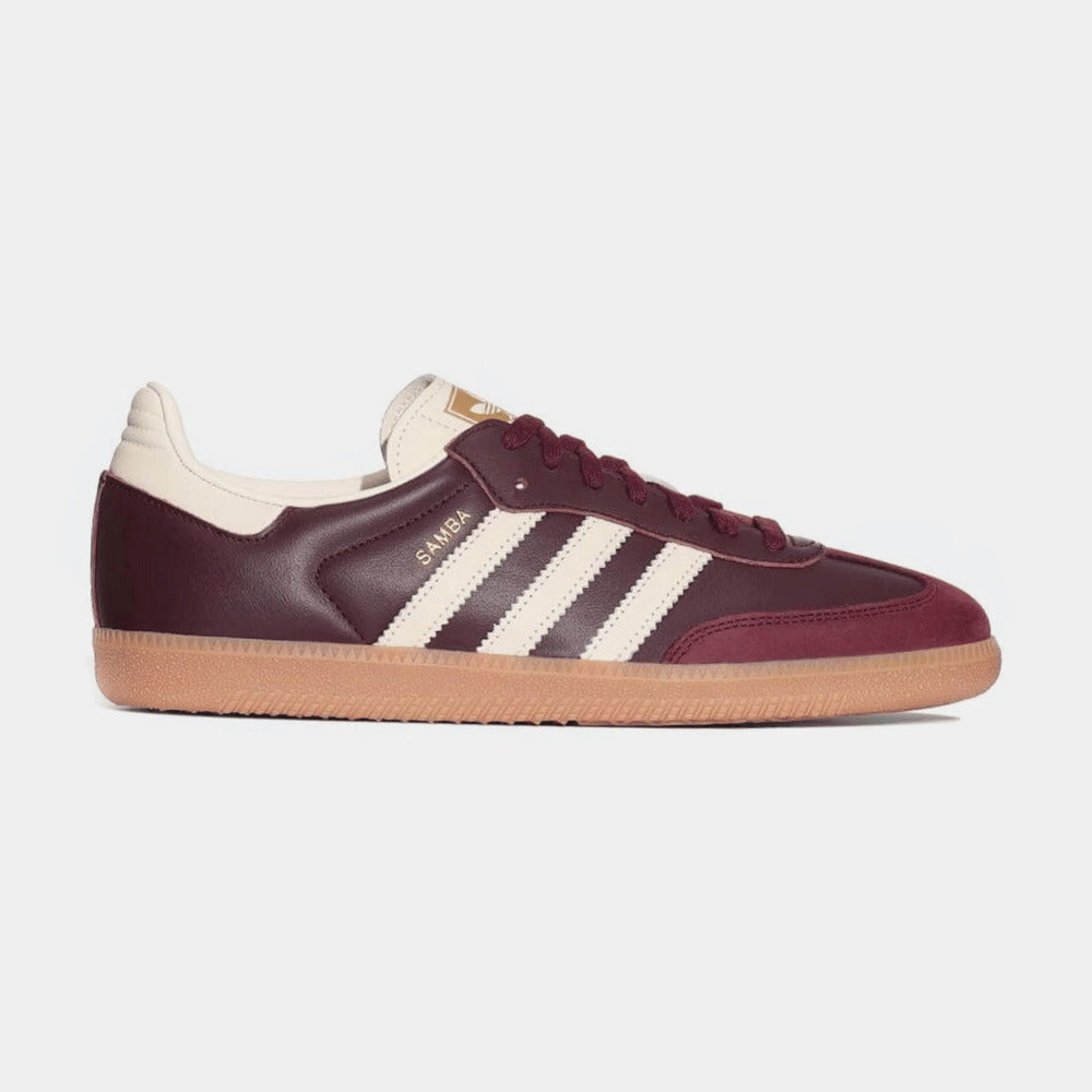 Samba OG Maroon Cream White–Confortável