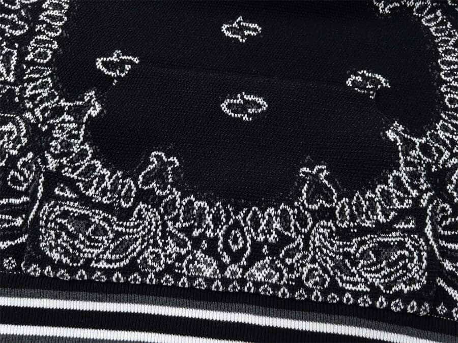 Amiri Bandana B-Ball Hoodie 'BlackGrey'