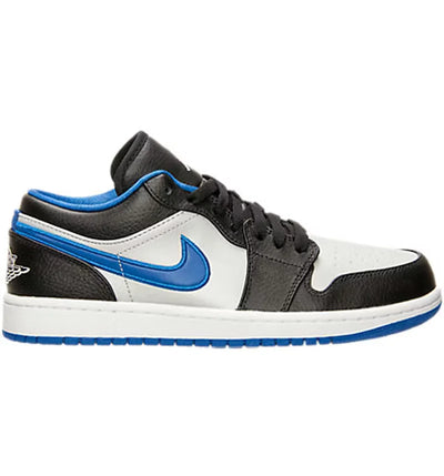 Air Jordan 1 Low Black White Game Royal Platinum
