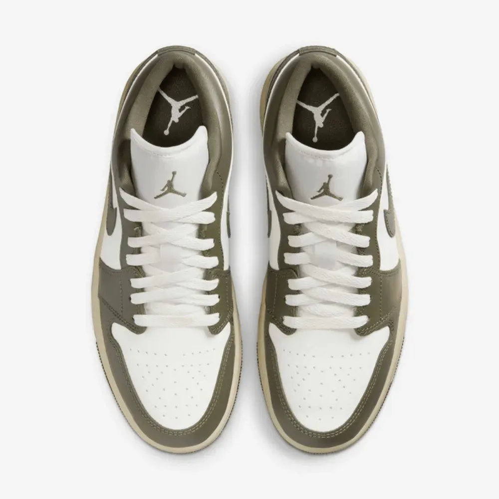 Nike Air Jordan 1 Low Sail Coconut Milk Medium Olive