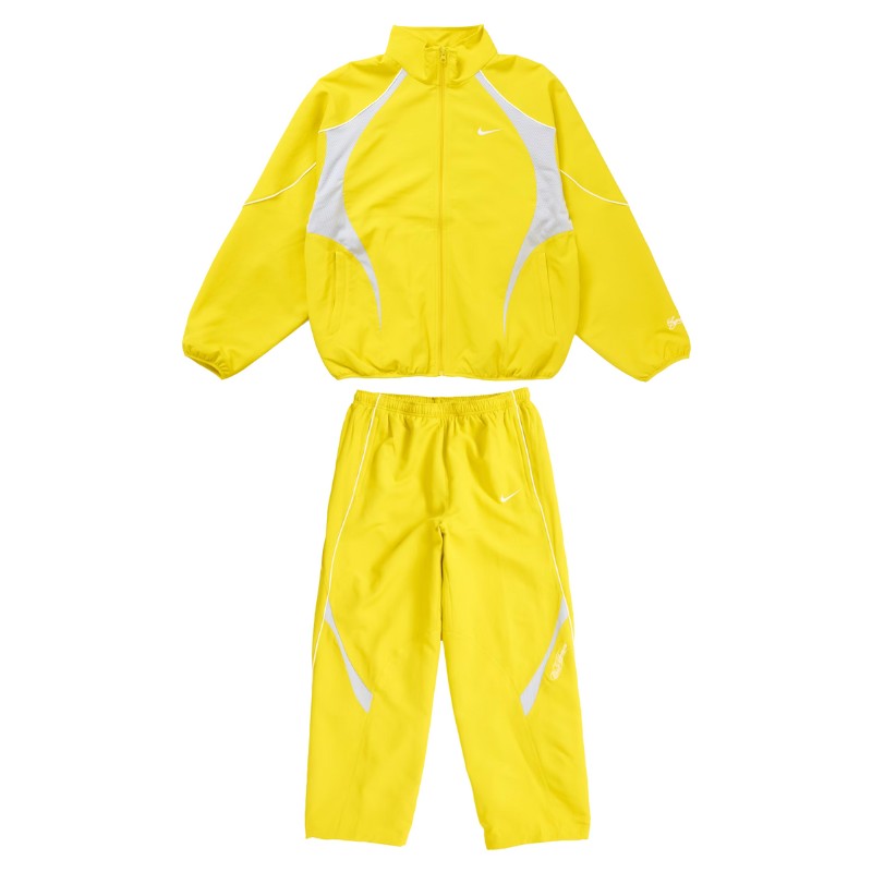 Conjunto Supreme x Nike Track Amarelo