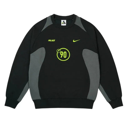 Moletom Palace x Nike Crewneck Total P90 Preta