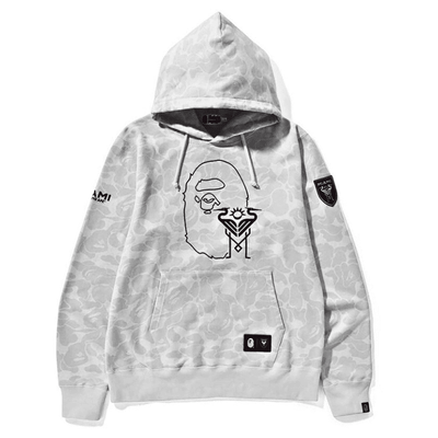Moletom Bape x Inter Miami Camo Cinza