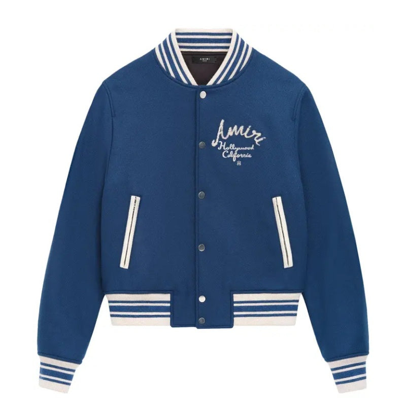 Jaqueta Amiri Hollywood bomber Dusty Blue