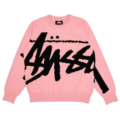 Stussy Stock Sweater Pink