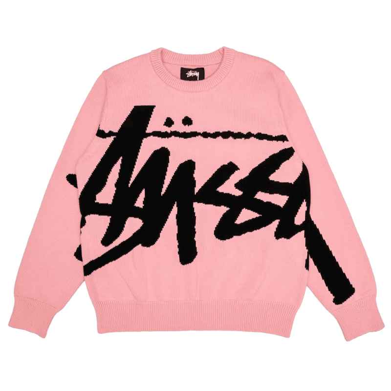 Stussy Stock Sweater Pink