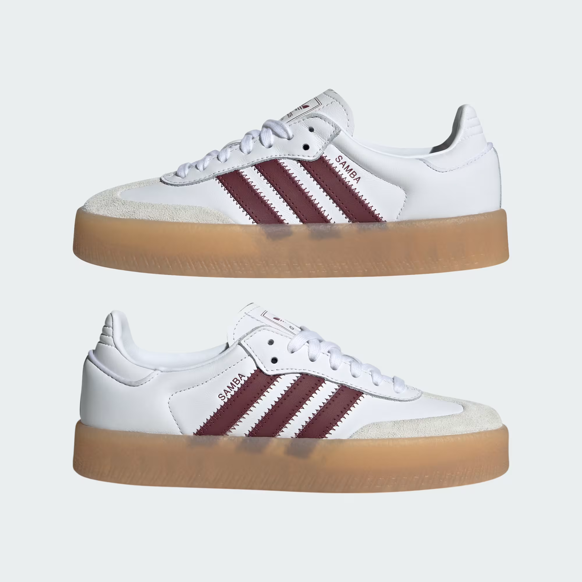 SAMBAE BRANCO COM VERMELHO–Vermelho Vibrante