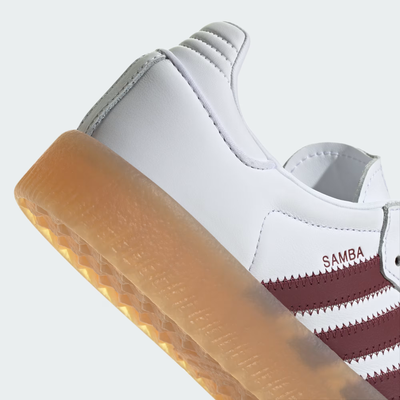 SAMBAE BRANCO COM VERMELHO–Vermelho Vibrante