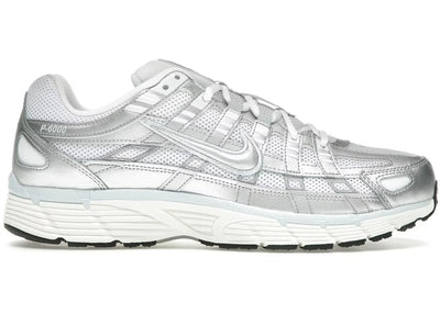 Nike P-6000 White Blue Tint Sail Metallic Silver