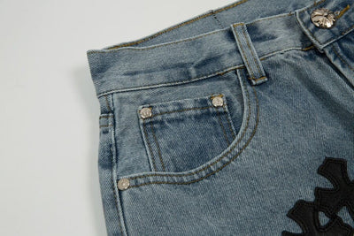 Bermuda Chrome Hearts Cross Jeans