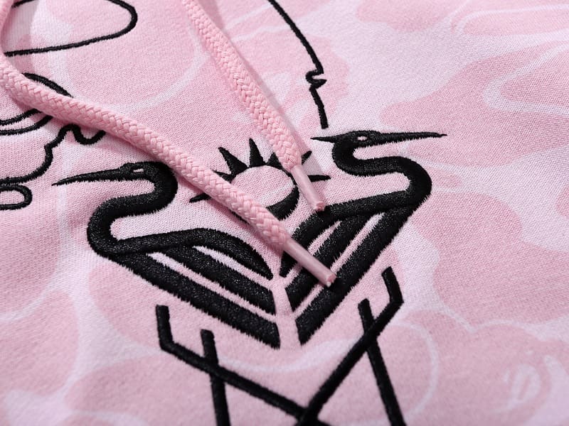 Moletom Bape x Inter Miami Camo Rosa