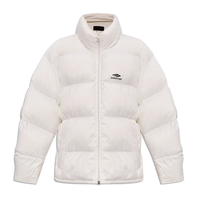Jaqueta Puffer Balenciaga 3B Sports Icon Branco