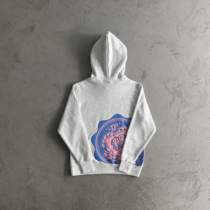 Conjunto Syna World College Logo Cinza/Rosa