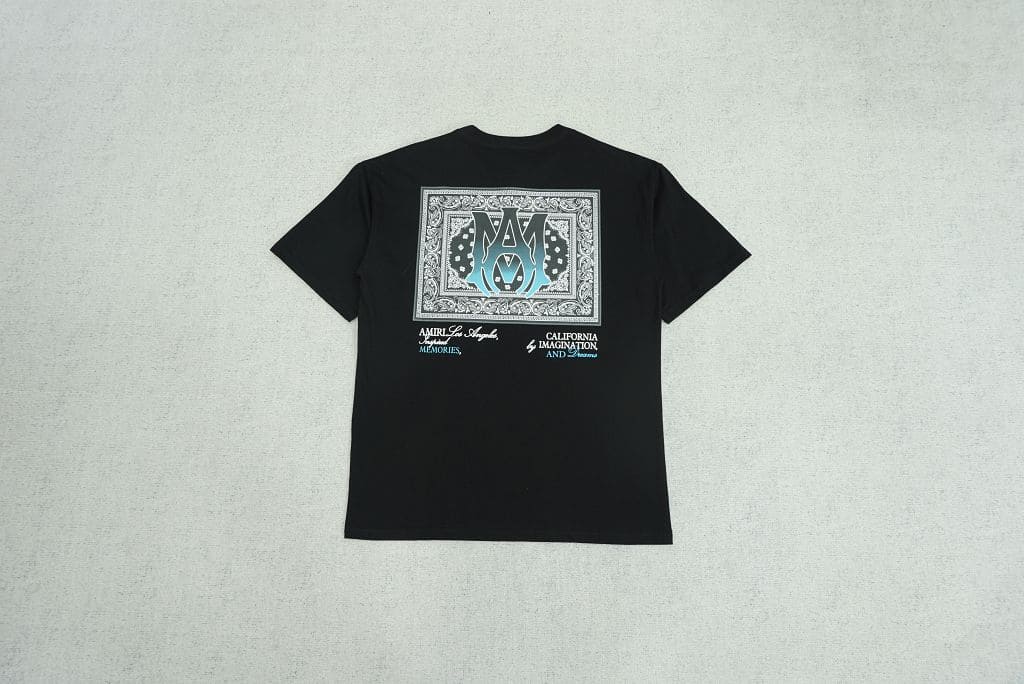 Camiseta Amiri Ma Bandana Black