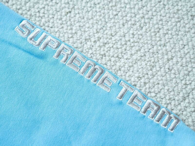 Moletom Supreme Football Zip Up Hooded Light Blue