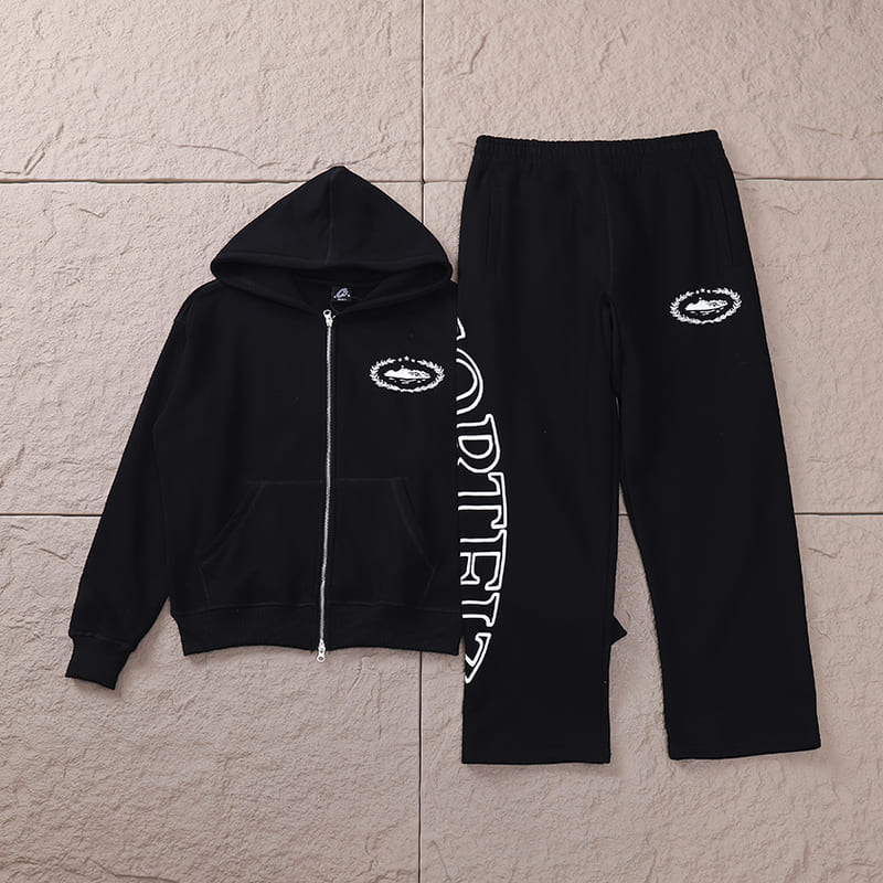 Conjunto Corteiz Superior Royale Preto/Branco