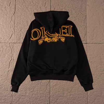 Conjunto Corteiz Superior Royale Preto/Amarelo
