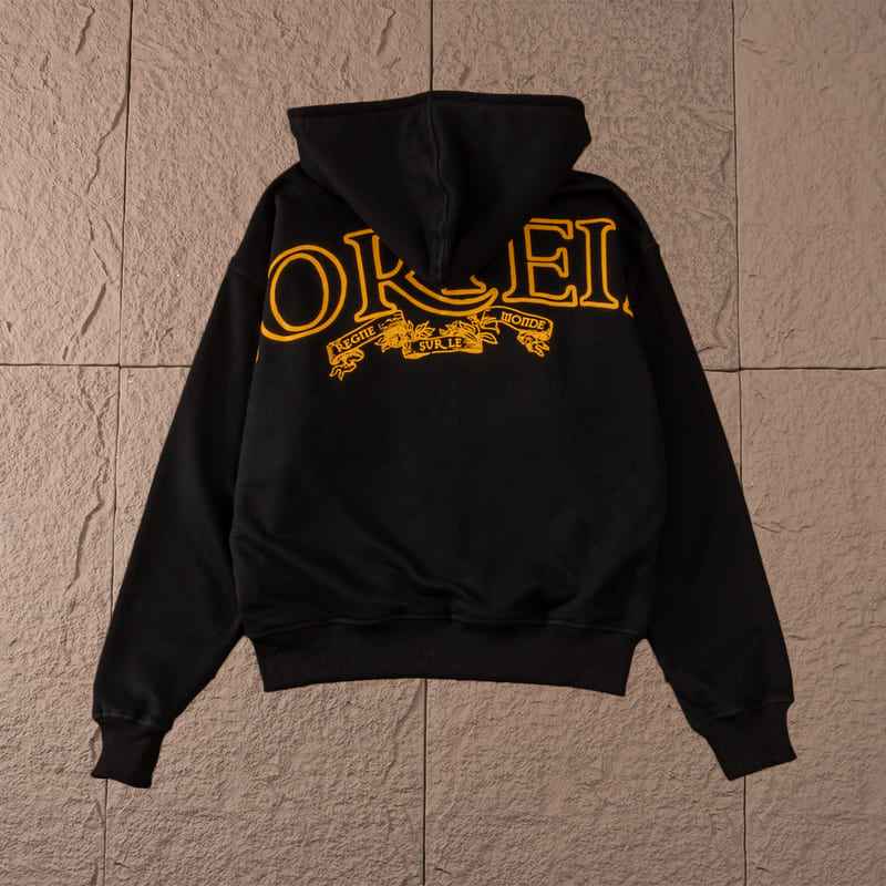 Conjunto Corteiz Superior Royale Preto/Amarelo
