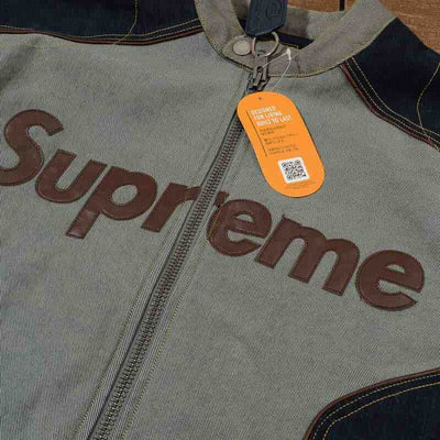 Jaqueta Supreme x Vanson Leathers Cordura Denim