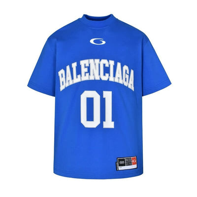 Camiseta Balenciaga Basketball Series Azul