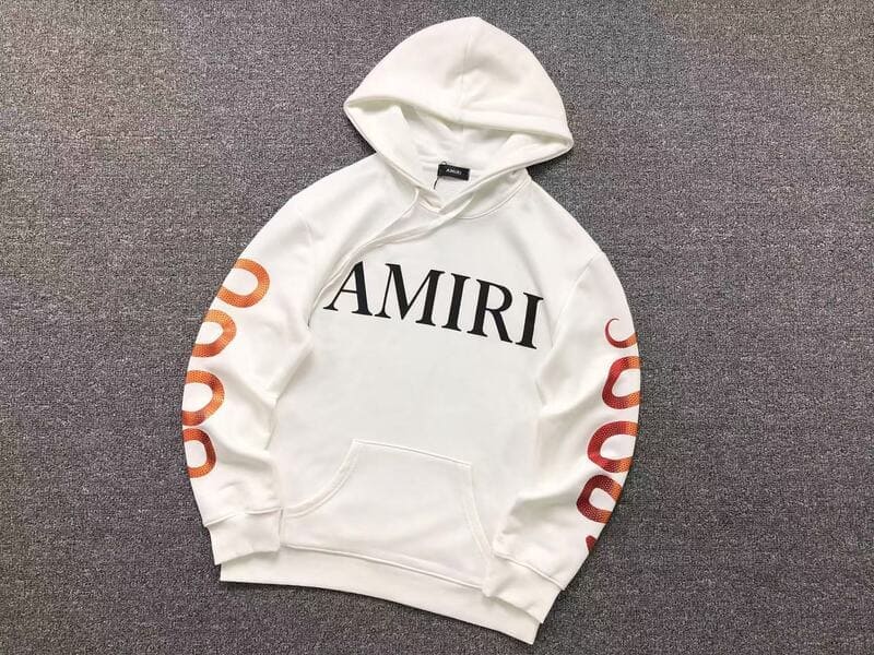 Moletom Amiri Snake Logo Branco