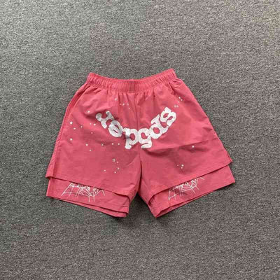Short Sp5der OG Web Double Layer Pink